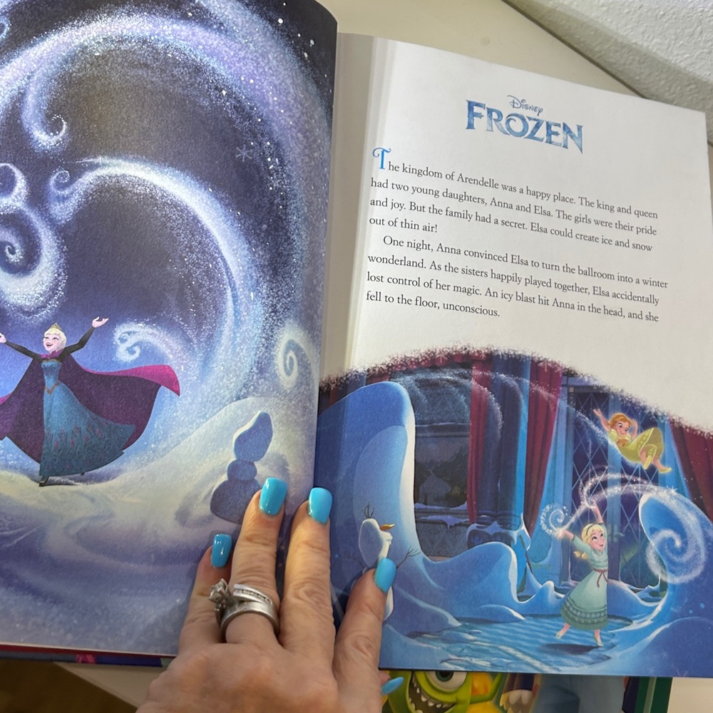 (2) Disney Hardcover 5 Minute Storybook Stories Disney Pixar & Frozen - Picture 13 of 15